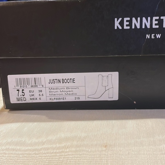 Kenneth Cole New York Justin Bootie Medium Brown size 7.5 - Picture 8 of 8